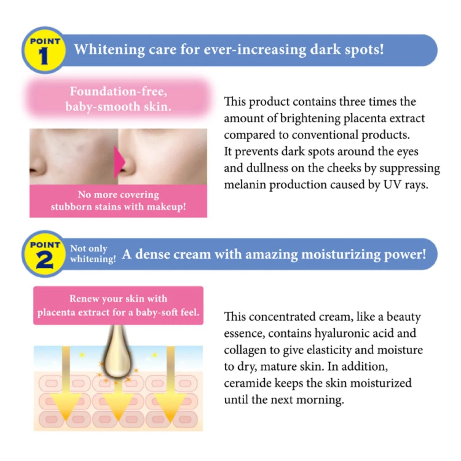 Platinum Placenta Whitening Cream