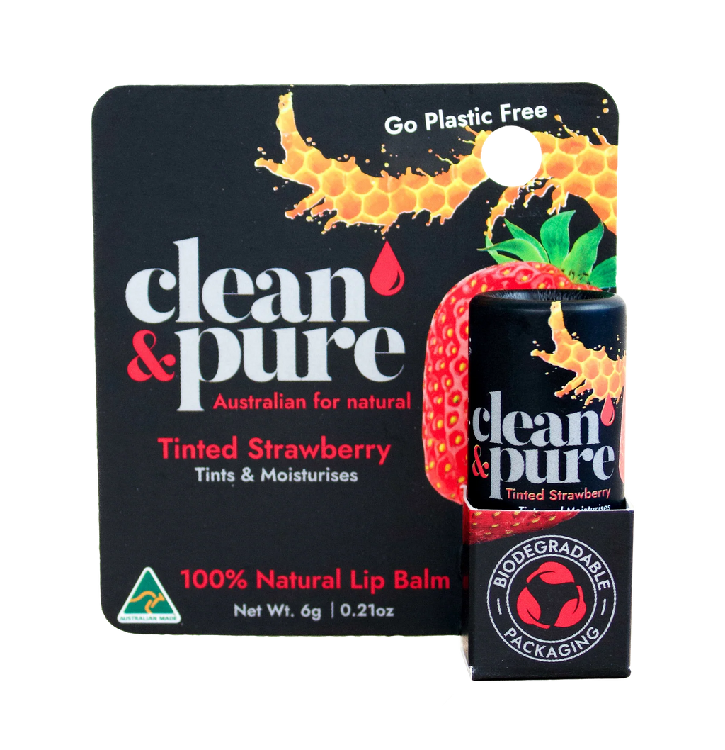 Tinted Strawberry Lip Balm Go